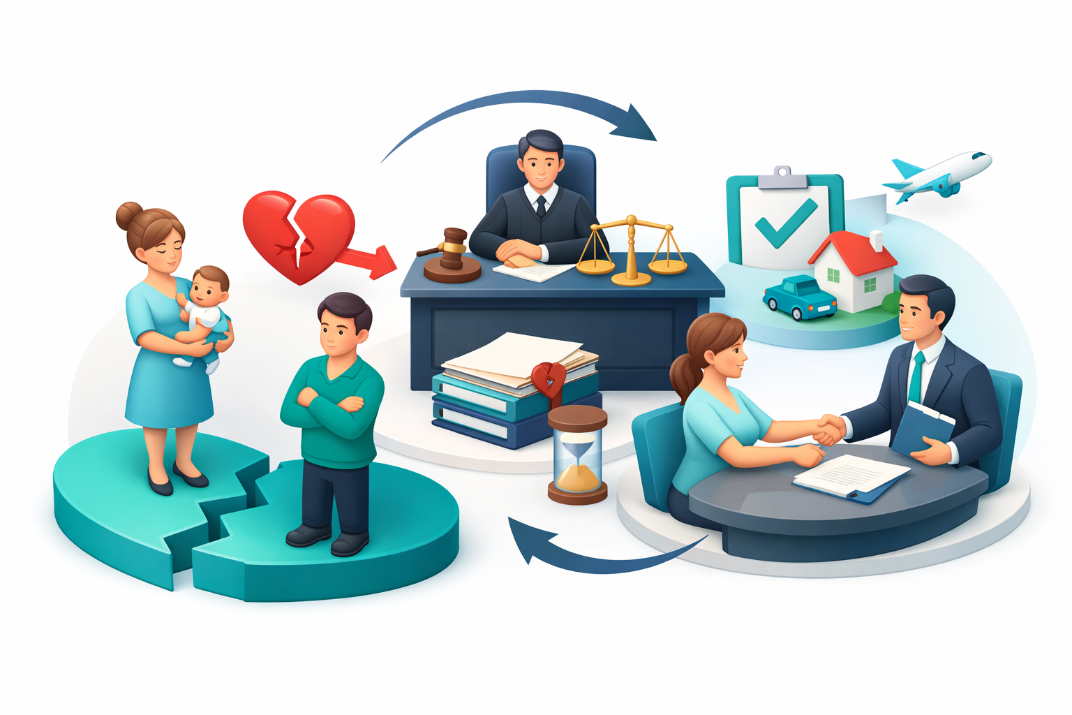 розлучення до року з дитиною судовий процес поділ батьківських прав