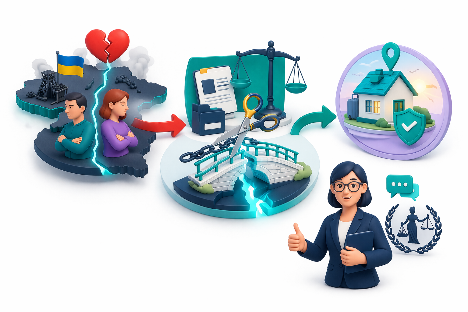 Розлучення з пропискою в Донецьку через адвоката онлайн оформлення шлюборозлучного процесу