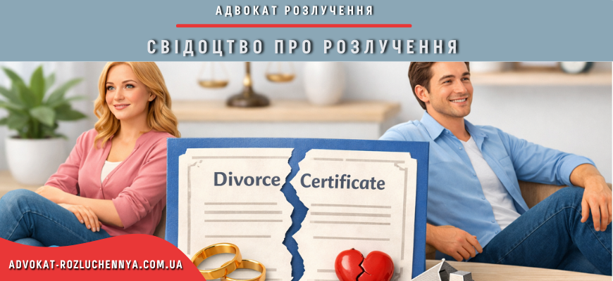 Свідоцтво про розлучення після суду або РАЦС з юридичним супроводом адвоката